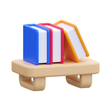 Estante para libros  3D Icon