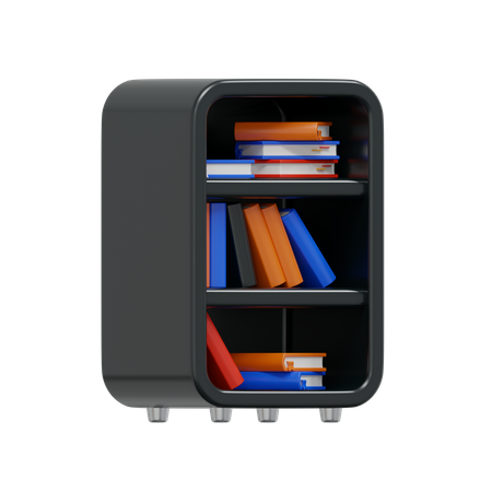 Estantería para libros  3D Icon