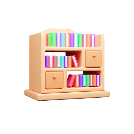 Caso de libros  3D Icon