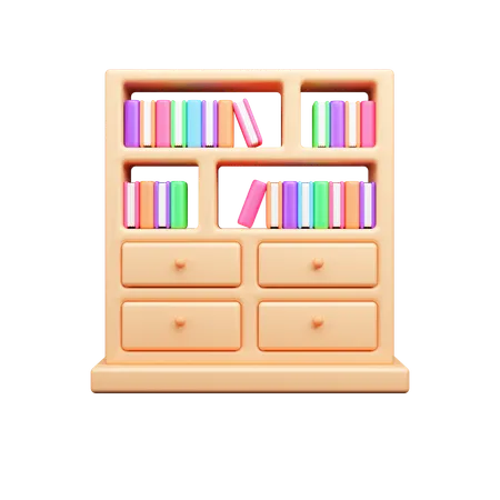 Caso de libros  3D Icon