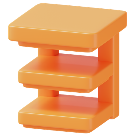 Estantes  3D Icon