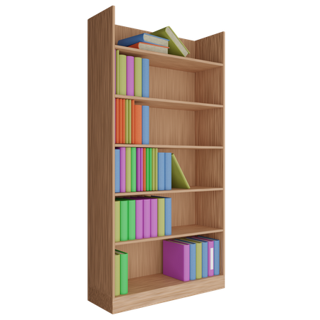 Prateleiras da biblioteca  3D Icon