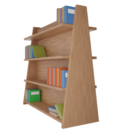 Prateleiras da biblioteca  3D Icon