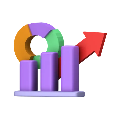 Estatística de negócios  3D Icon