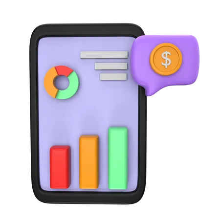 Estatística de negócios  3D Icon