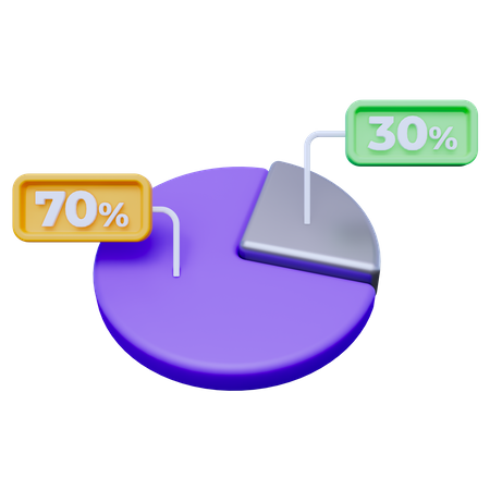 Estatística de negócios  3D Icon