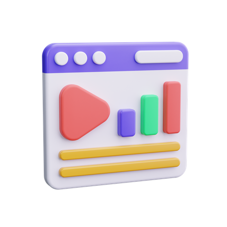 Estatisticas  3D Icon