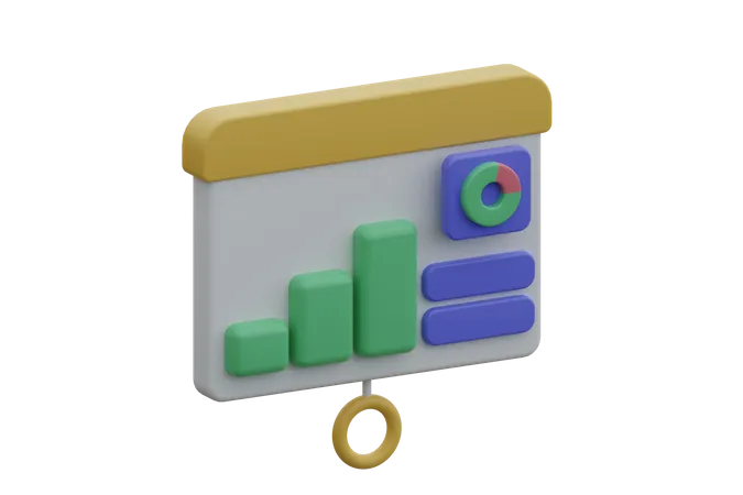 Estatisticas  3D Icon