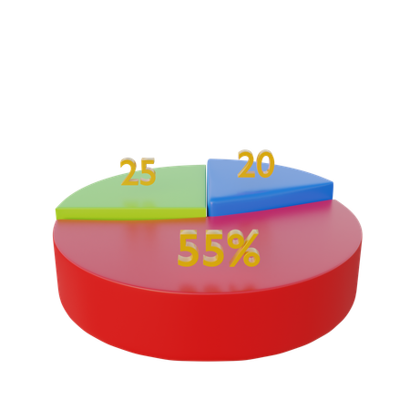 Estatísticas de Negócios  3D Icon