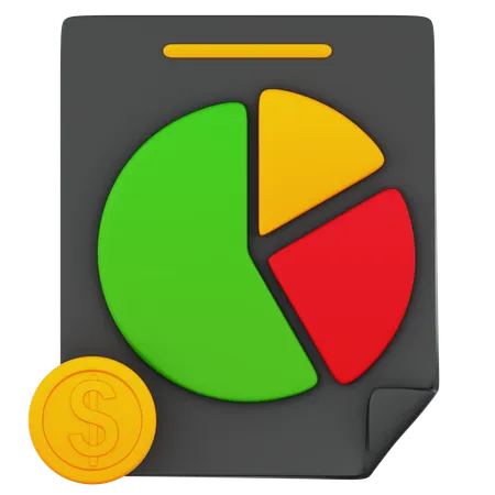 Estatísticas de Negócios  3D Icon