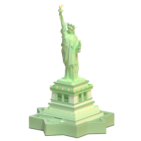 Estátua da Liberdade  3D Icon