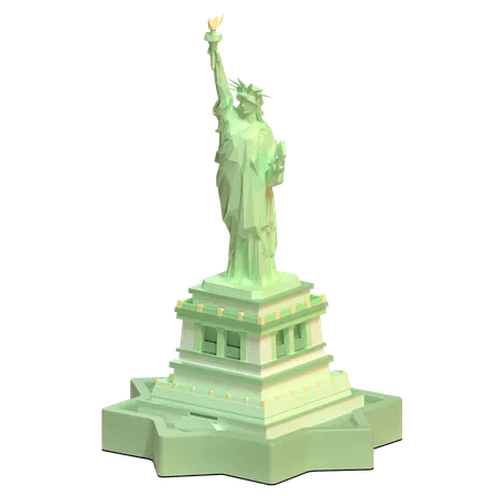 Estátua da Liberdade  3D Icon