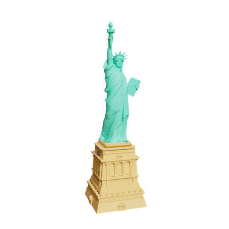 Estatua de la Libertad  3D Icon