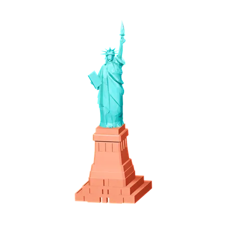 Estatua de la Libertad  3D Icon