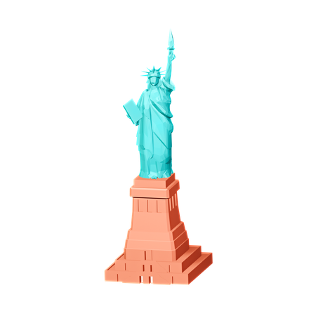 Estatua de la Libertad  3D Icon