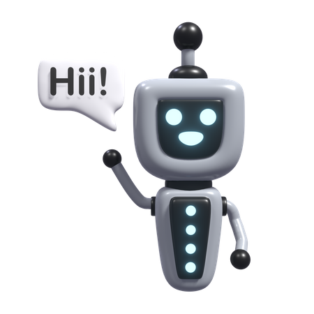 Este robot  3D Icon