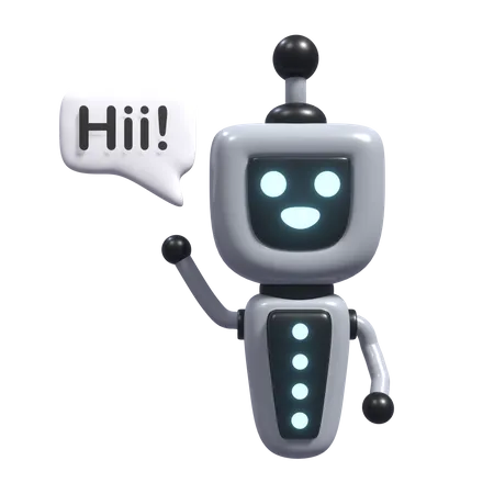 Este robot  3D Icon