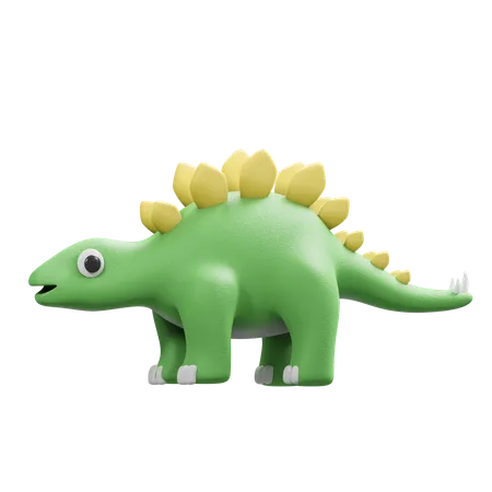 Estegosaurio  3D Icon