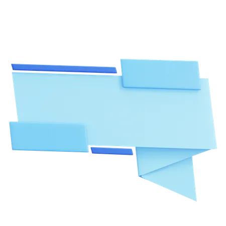 Estilo de caixa de texto  3D Icon