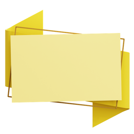 Estilo de caixa de texto  3D Icon