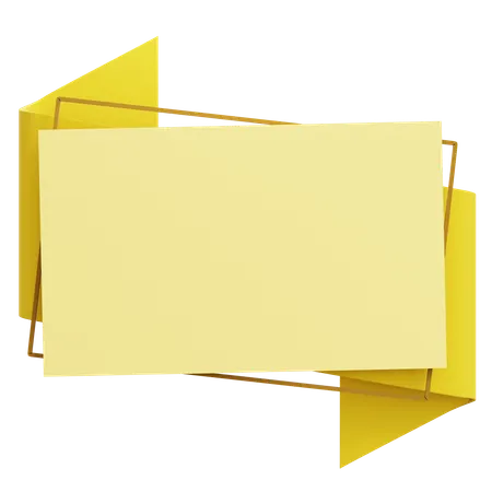 Estilo de caixa de texto  3D Icon