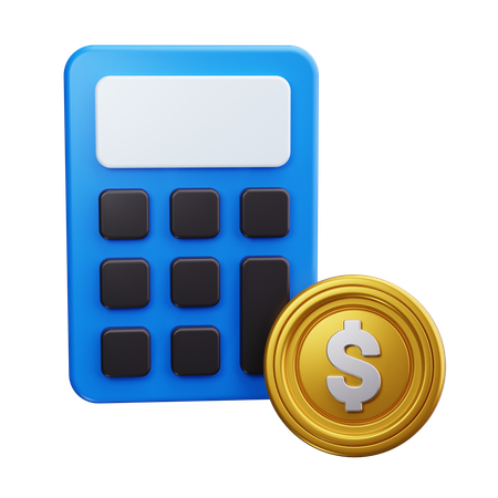 Estimación financiera  3D Icon