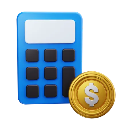 Estimación financiera  3D Icon