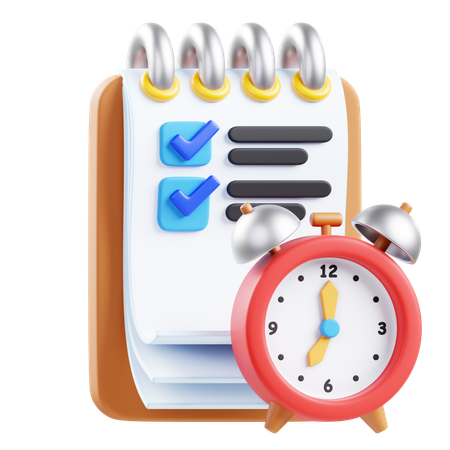 Estimador de duração da tarefa  3D Icon