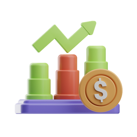 Estimated Profit  3D Icon