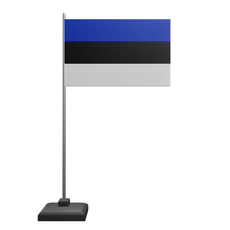 Estland Flagge  3D Icon