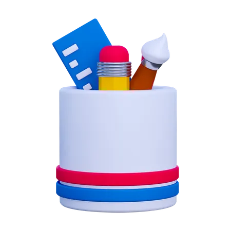 Estojo  3D Icon