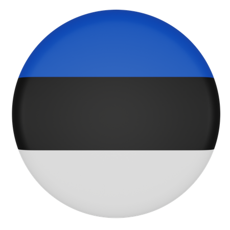 Estonia  3D Icon