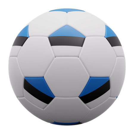 Estonia Ball  3D Icon