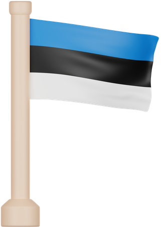 Estonia Flag  3D Icon