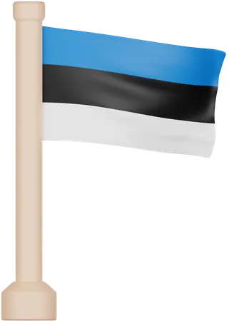 Estonia Flag  3D Icon