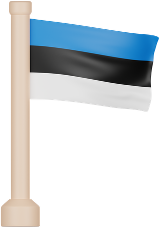 Estonia Flag  3D Icon