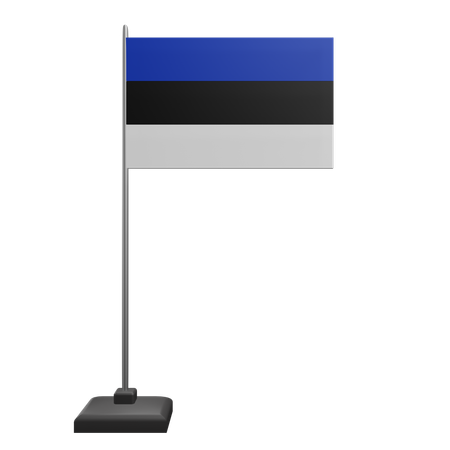 에스토니아 깃발  3D Icon