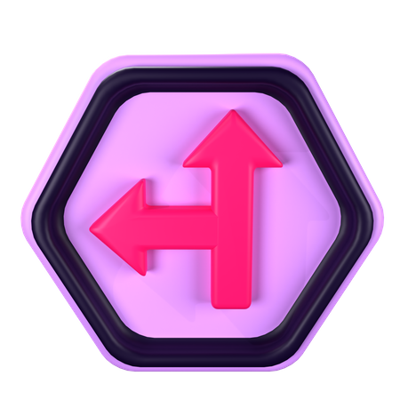 Via lateral  3D Icon