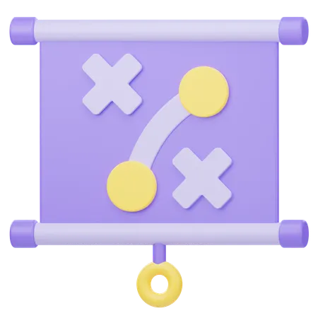 Estrategia  3D Icon