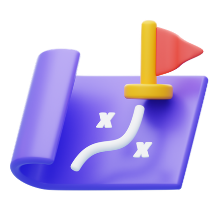 Estratégia  3D Icon