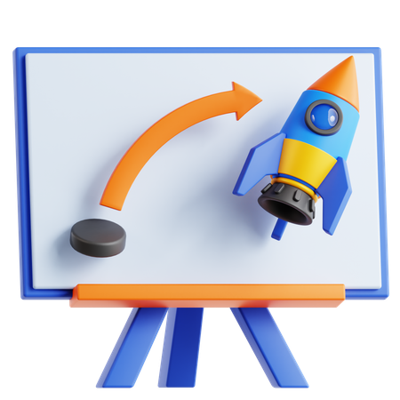 Estrategia  3D Icon