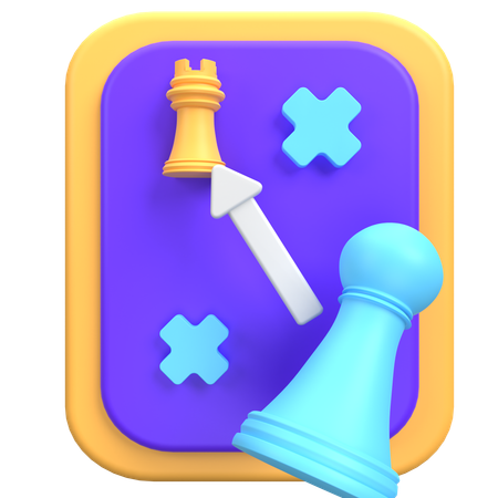 Estrategia  3D Icon