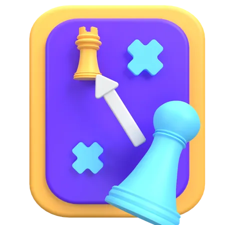 Estrategia  3D Icon