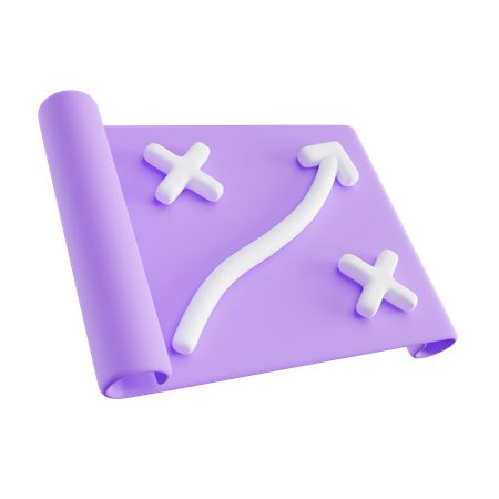 Estrategia  3D Icon