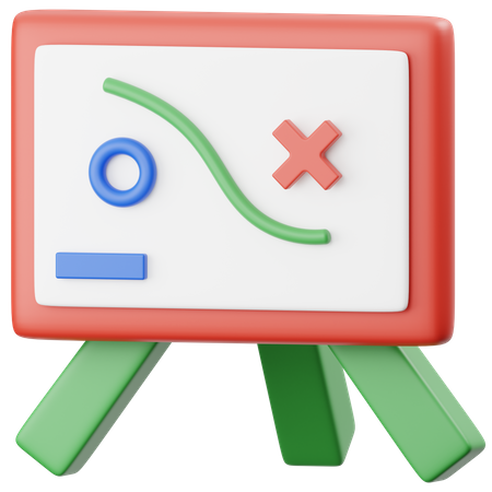 Estrategia  3D Icon