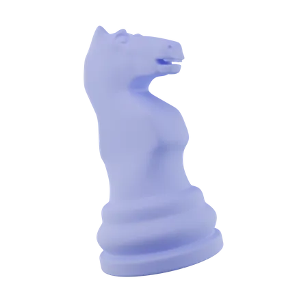 Estratégia de cavalo de xadrez  3D Icon