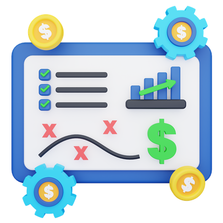 Estrategia de negocios  3D Icon