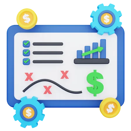 Estrategia de negocios  3D Icon