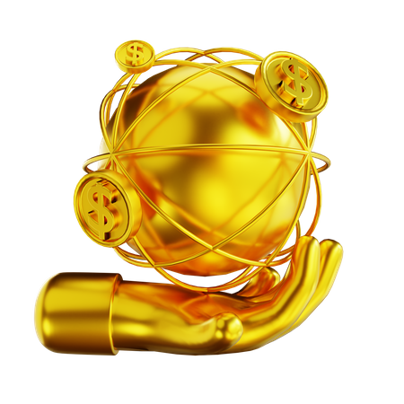 Estratégia de negócios globais  3D Icon