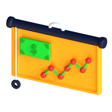 Estrategia de dinero  3D Icon